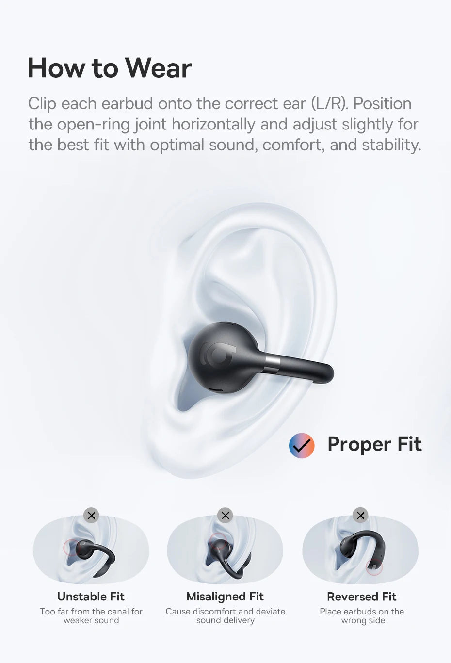Running Tech Gear: Baseus BC1 Ear Clip Earbuds, Open Ear Wireless Earphones, Bluetooth 6.0 Clip On, 4-Mic Super Bass IP55 / Rungear