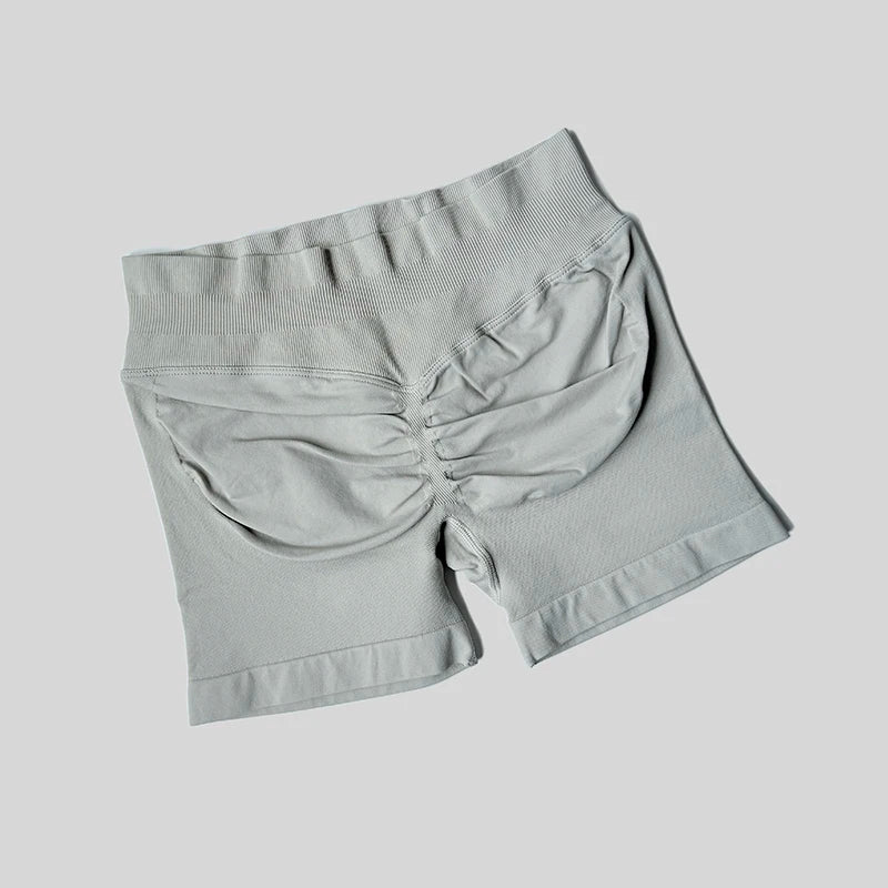 Women's Summer Apparel: Breathable, Thin, High Waisted Casual Sports Shorts, T 4.5" Low Ribbed Band / Rungear