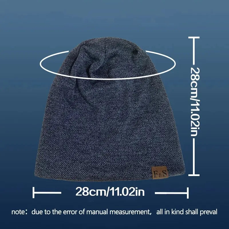 Winter Hat Accessories: 1PC Unisex, Solid Colour, Warm Knitted Beanie Hat for Outdoor Sports / Rungear