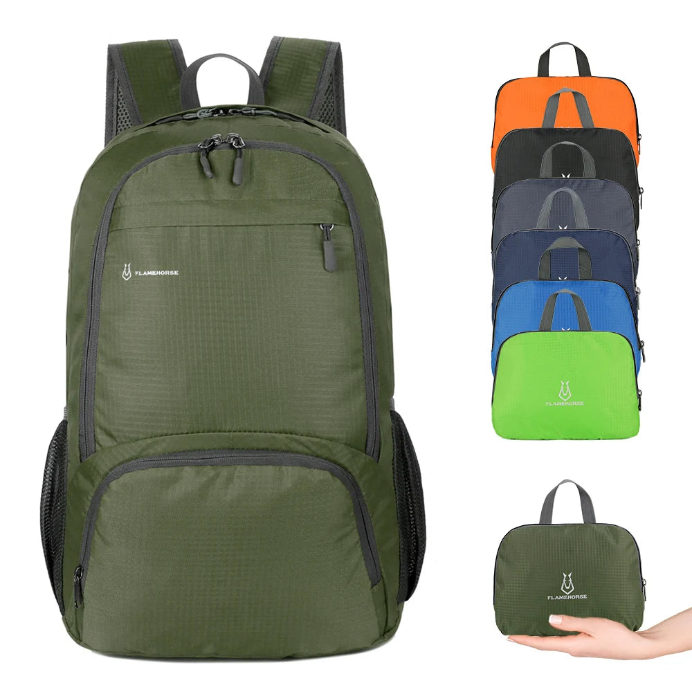 Lightweight Trail Accessories: Unisex, Waterproof, Packable Backpack For Travel, Hiking, Cycling / Rungear