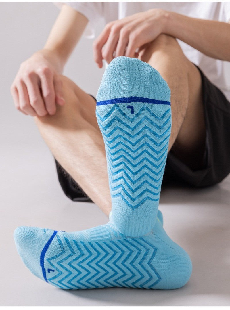 Running Apparel: Unisex, Thickened, Quick-Dry, Marathon Running Towel Bottom Sports Socks / Rungear